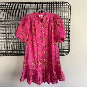 Farm Rio x Anthropologie Garden Print Mini Dress Size S NWT